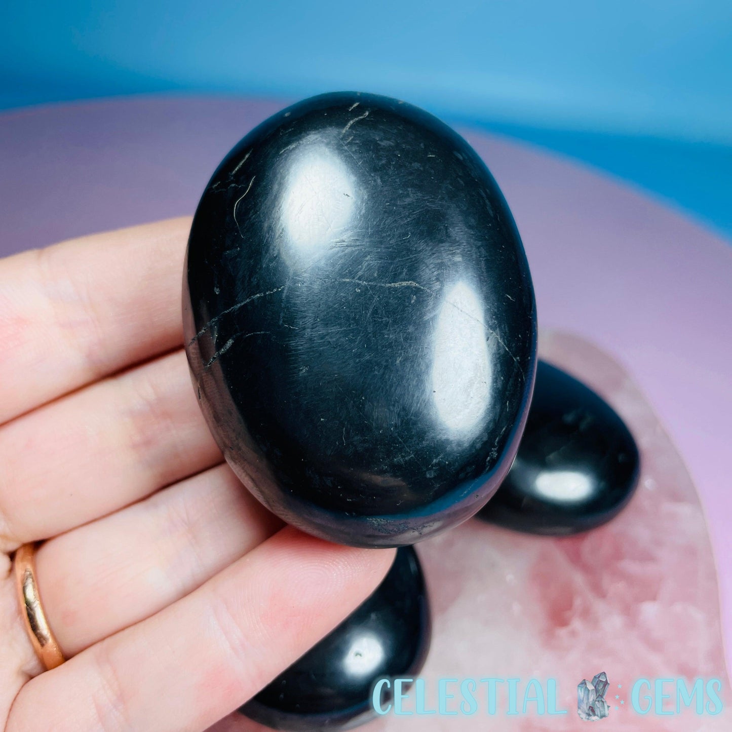 Shungite Palmstone