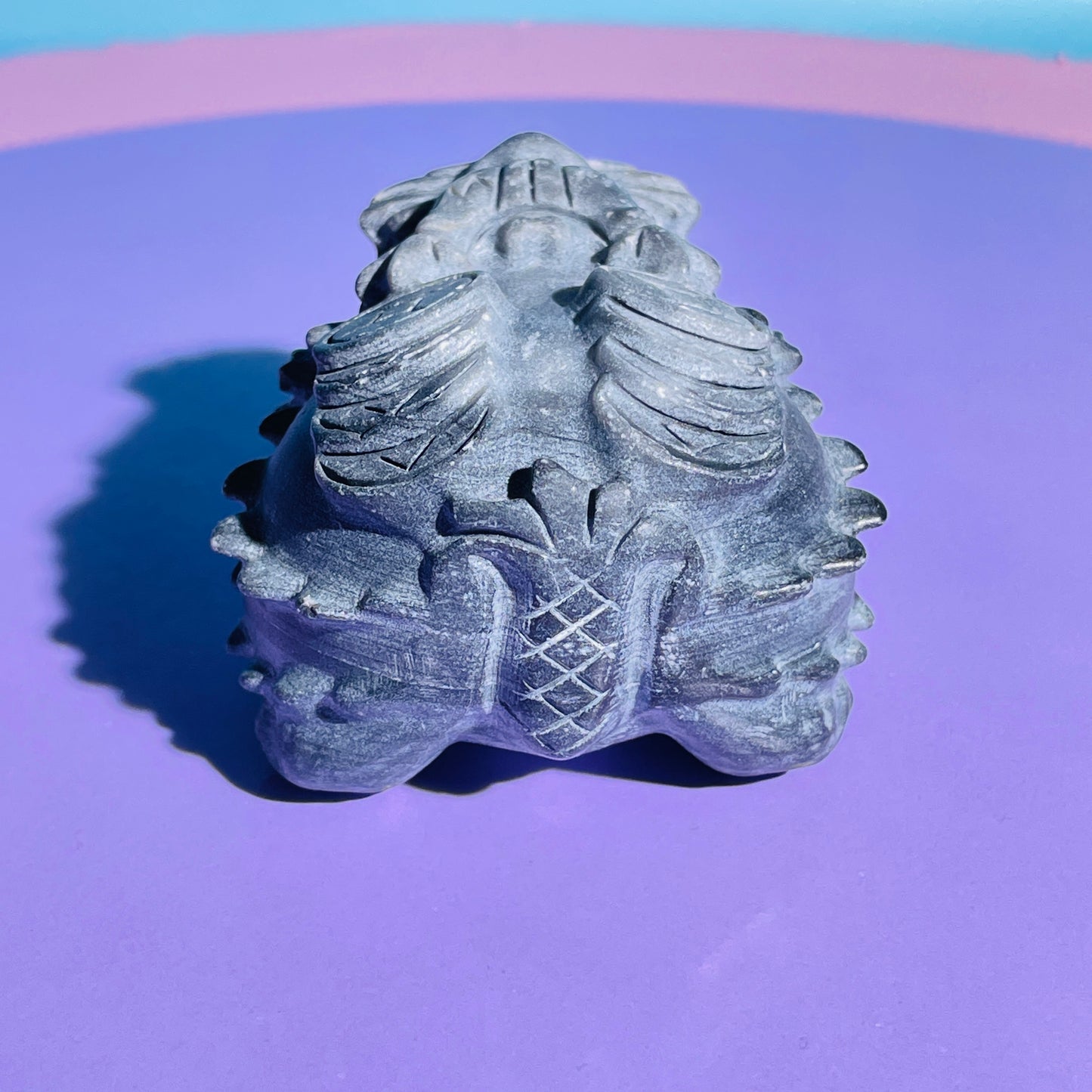 Taiji Stone 'Pixiu' Dragon with Offering Coins Medium Carving