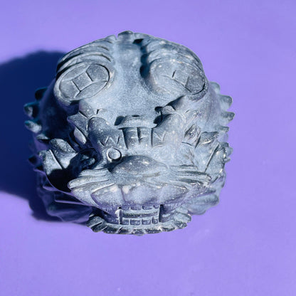 Taiji Stone 'Pixiu' Dragon with Offering Coins Medium Carving