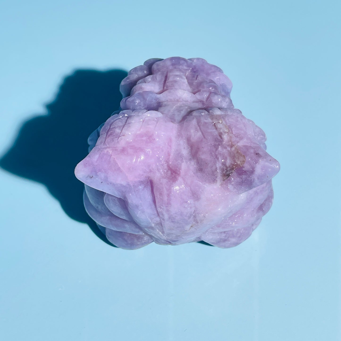 Purple Lepidolite Mica 'Pixiu' Dragon with Angel Wings Medium Carving