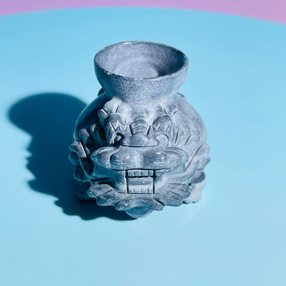 Taiji Stone 'Pixiu' Dragon with Offering Bowl Medium Carving