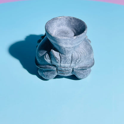 Taiji Stone 'Pixiu' Dragon with Offering Bowl Medium Carving