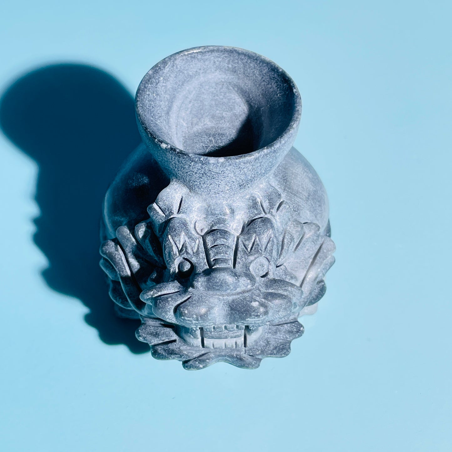 Taiji Stone 'Pixiu' Dragon with Offering Bowl Medium Carving