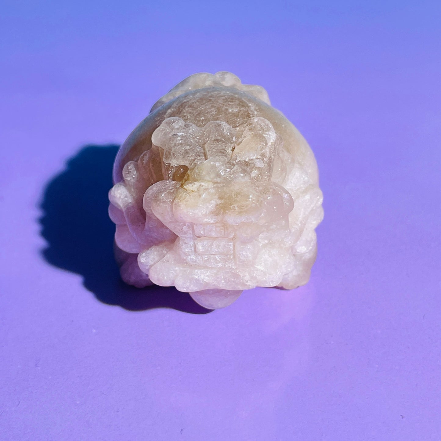 Flashy Belomorite Moonstone 'Pixiu' Dragon Small Carving
