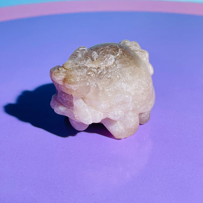 Flashy Belomorite Moonstone 'Pixiu' Dragon Small Carving