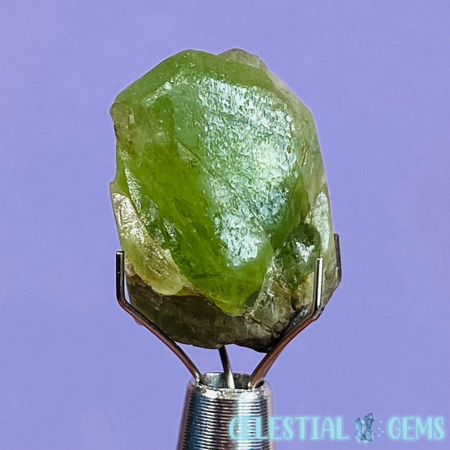 Peridot Mini Crystal Specimen S (Hematite Inclusions)