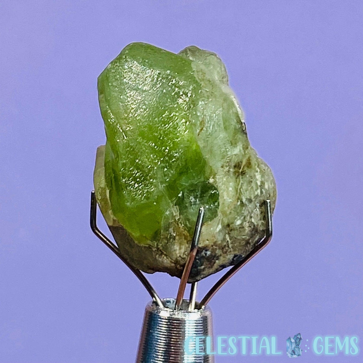 Peridot Mini Crystal Specimen S (Hematite Inclusions)