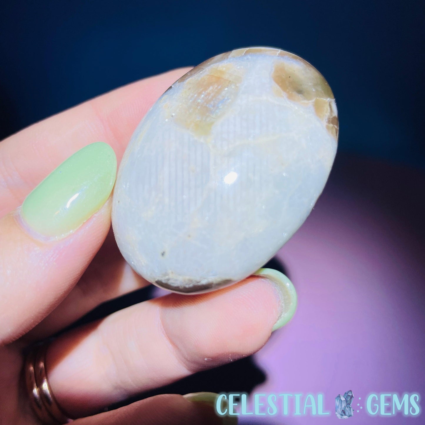 Polarity Moonstone Palmstone (Video)