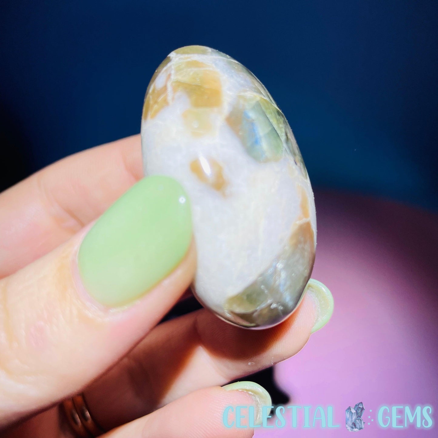 Polarity Moonstone Palmstone (Video)