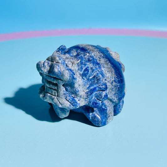 Lapis Lazuli 'Pixiu' Dragon Small Carving
