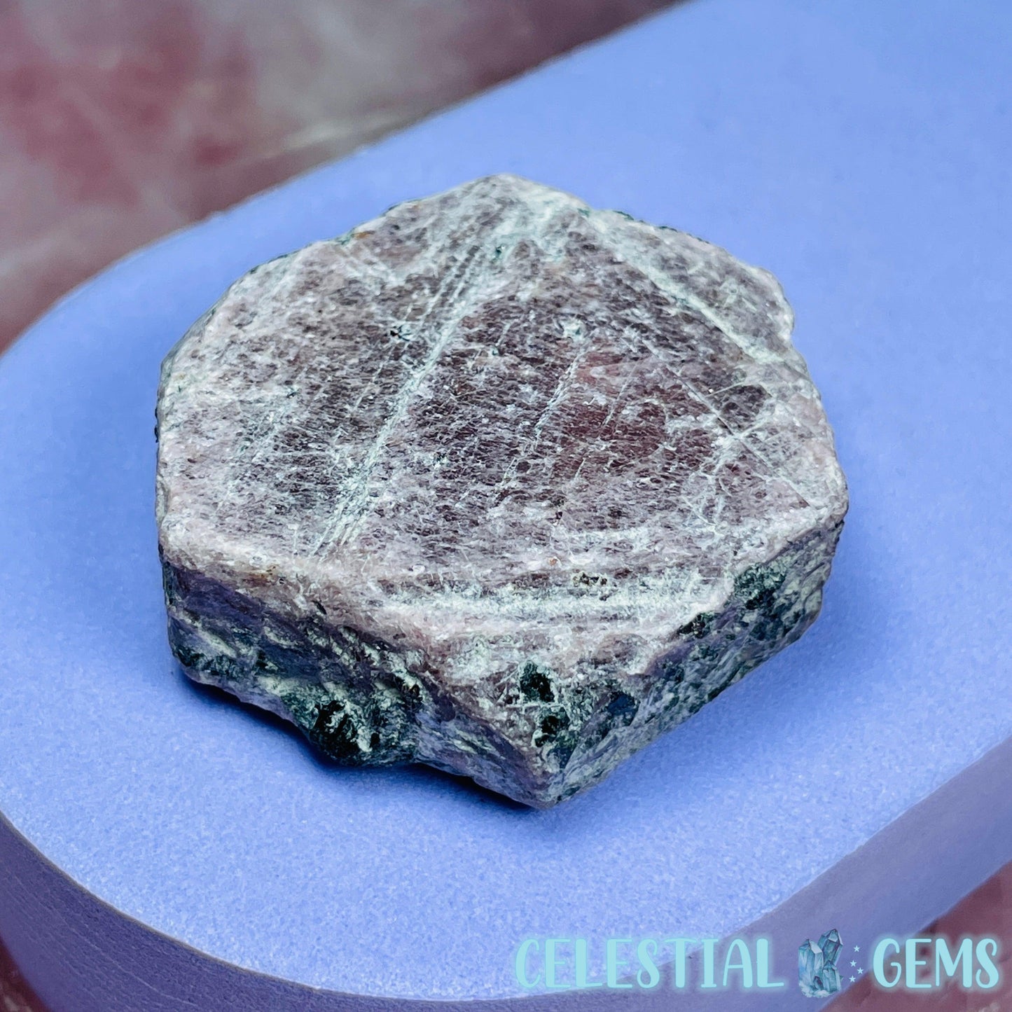 Ruby Raw Hexagon Crystal