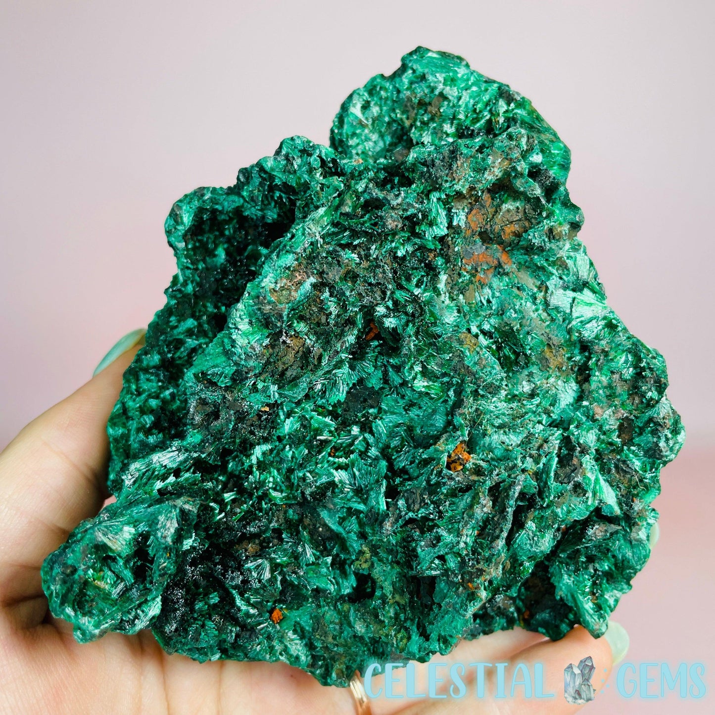 Velvet Malachite Medium Raw Specimen