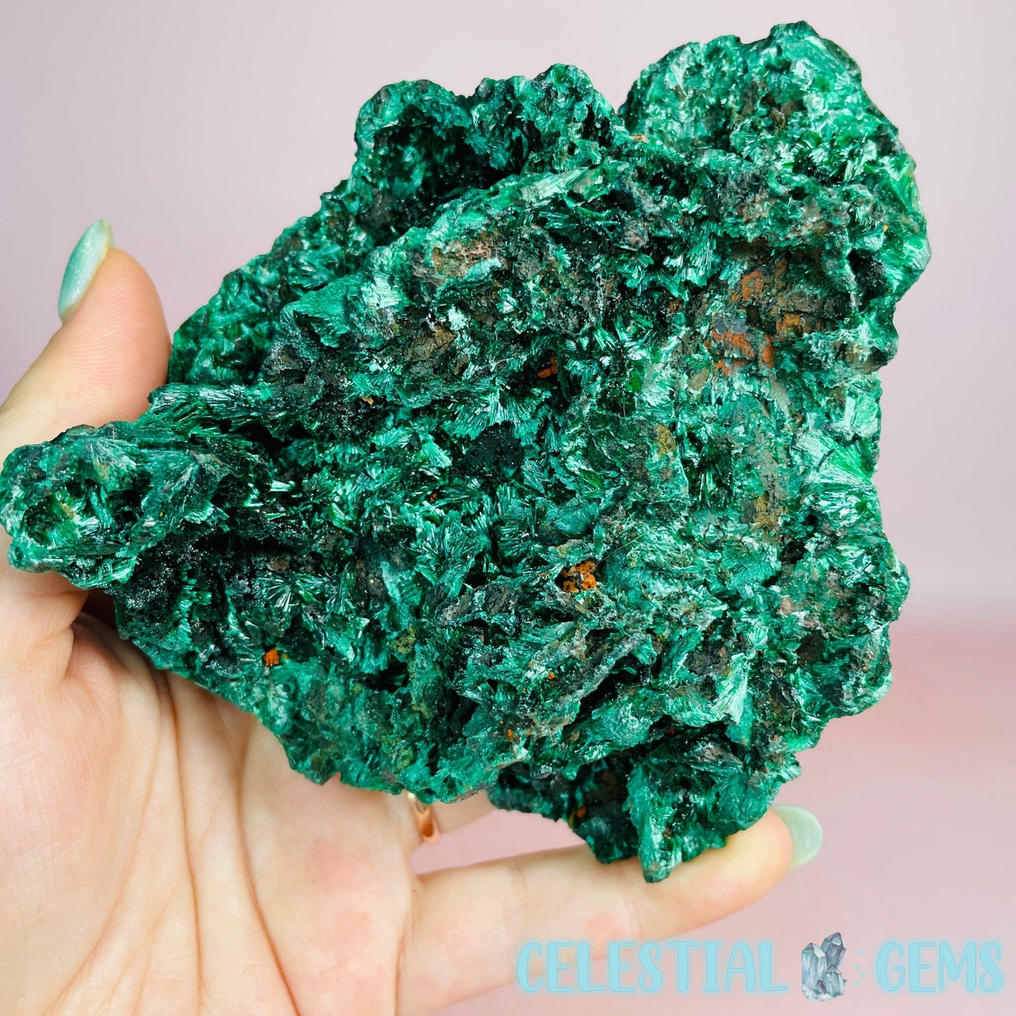 Velvet Malachite Medium Raw Specimen