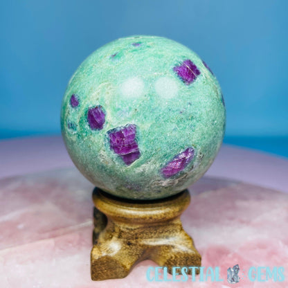 Ruby in Fuchsite Medium Sphere