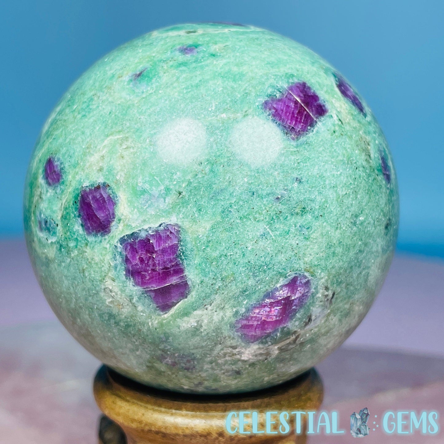 Ruby in Fuchsite Medium Sphere