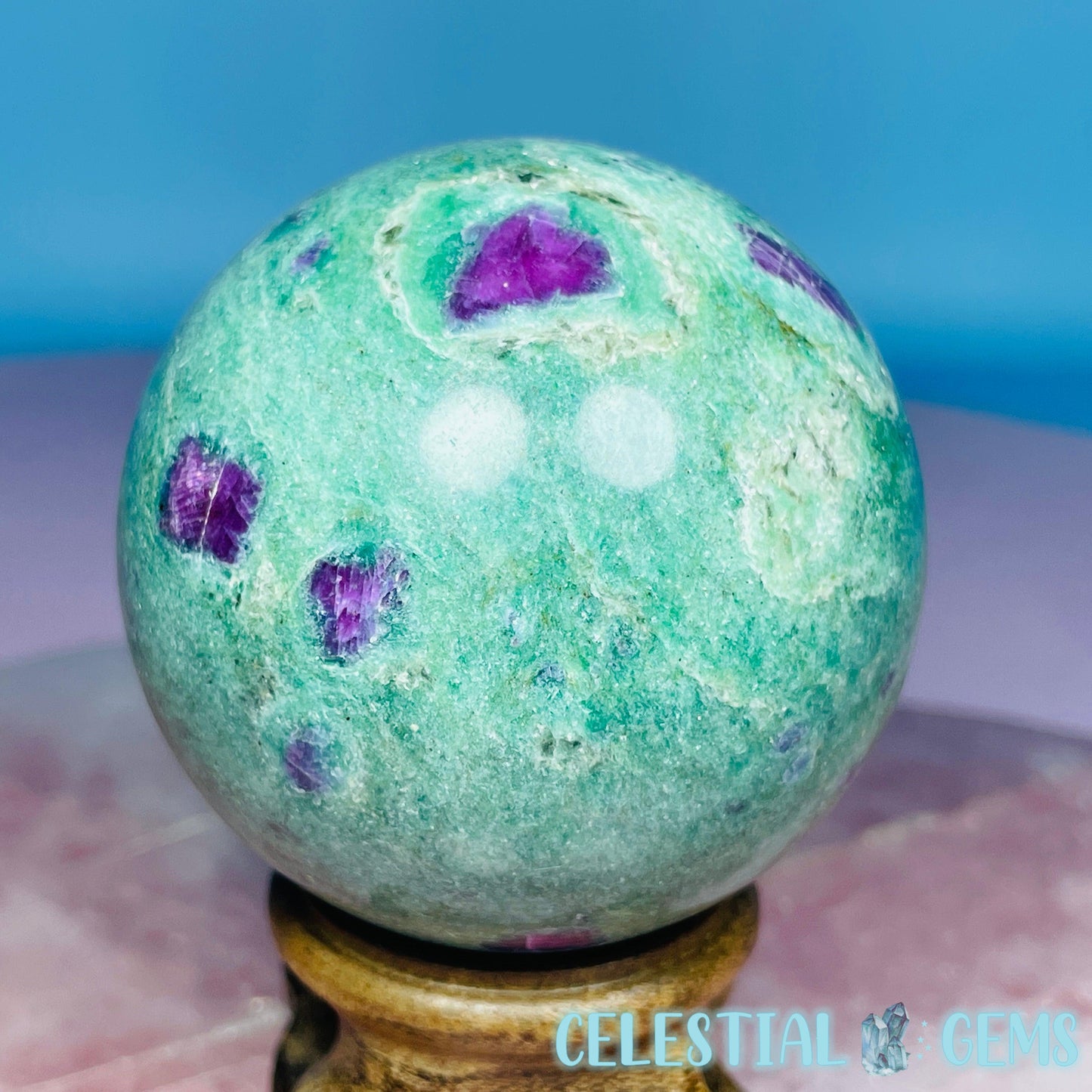 Ruby in Fuchsite Medium Sphere