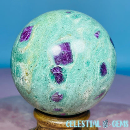 Ruby in Fuchsite Large Sphere