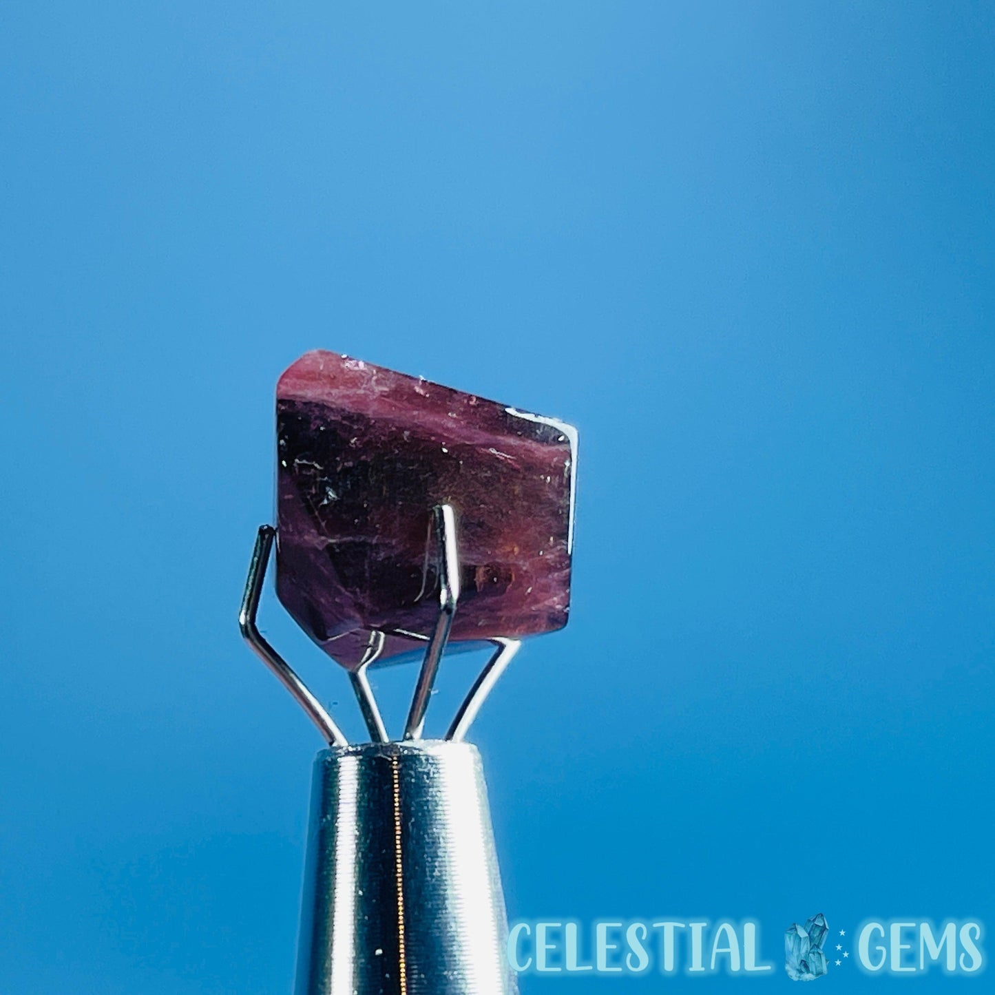 Pink Rubellite Tourmaline Faceted Mini Gemstone in Specimen Pottle (Video)