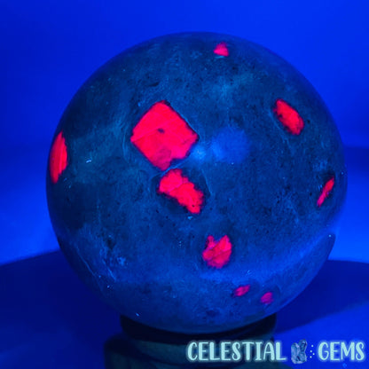 Ruby in Fuchsite Large Sphere