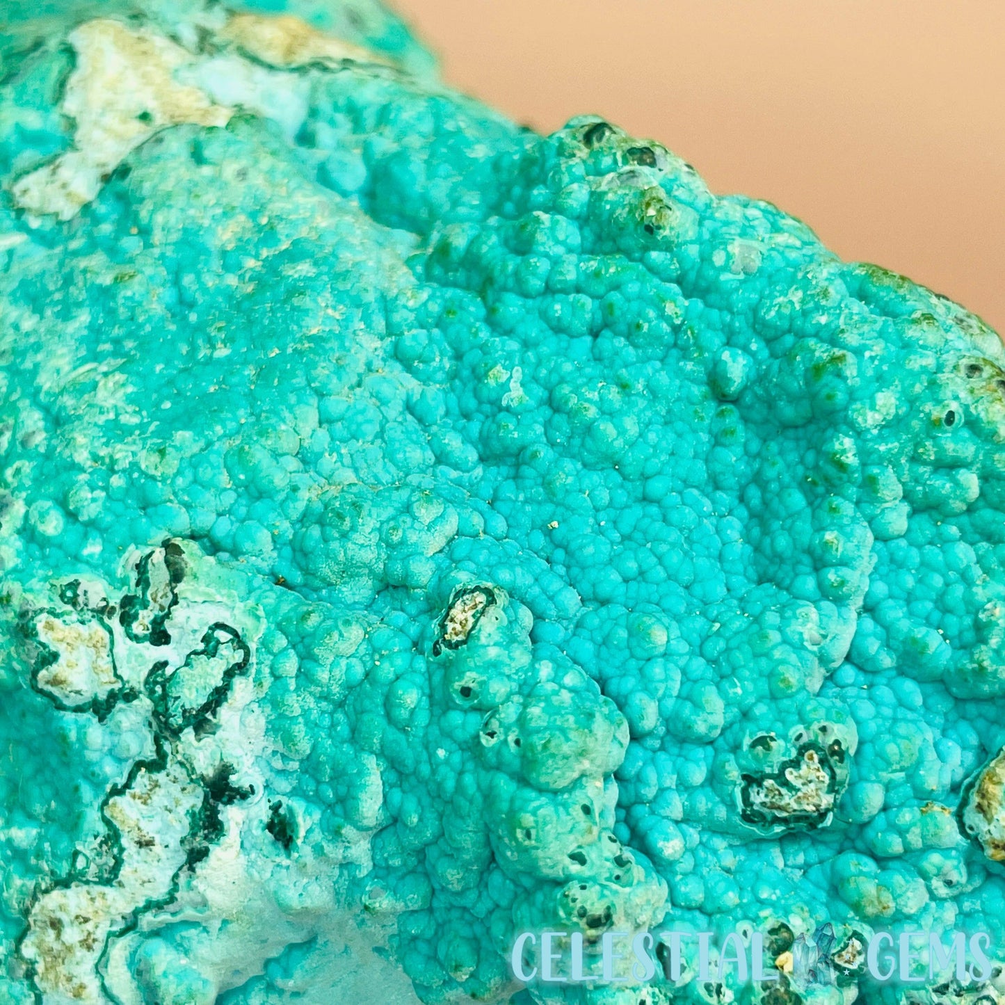 Chrysocolla Botryoidal Raw Medium Chunk Specimen