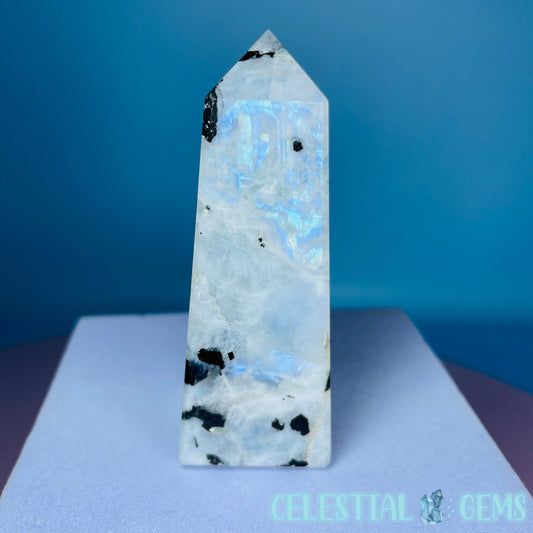 Rainbow Moonstone Small Obelisk Tower