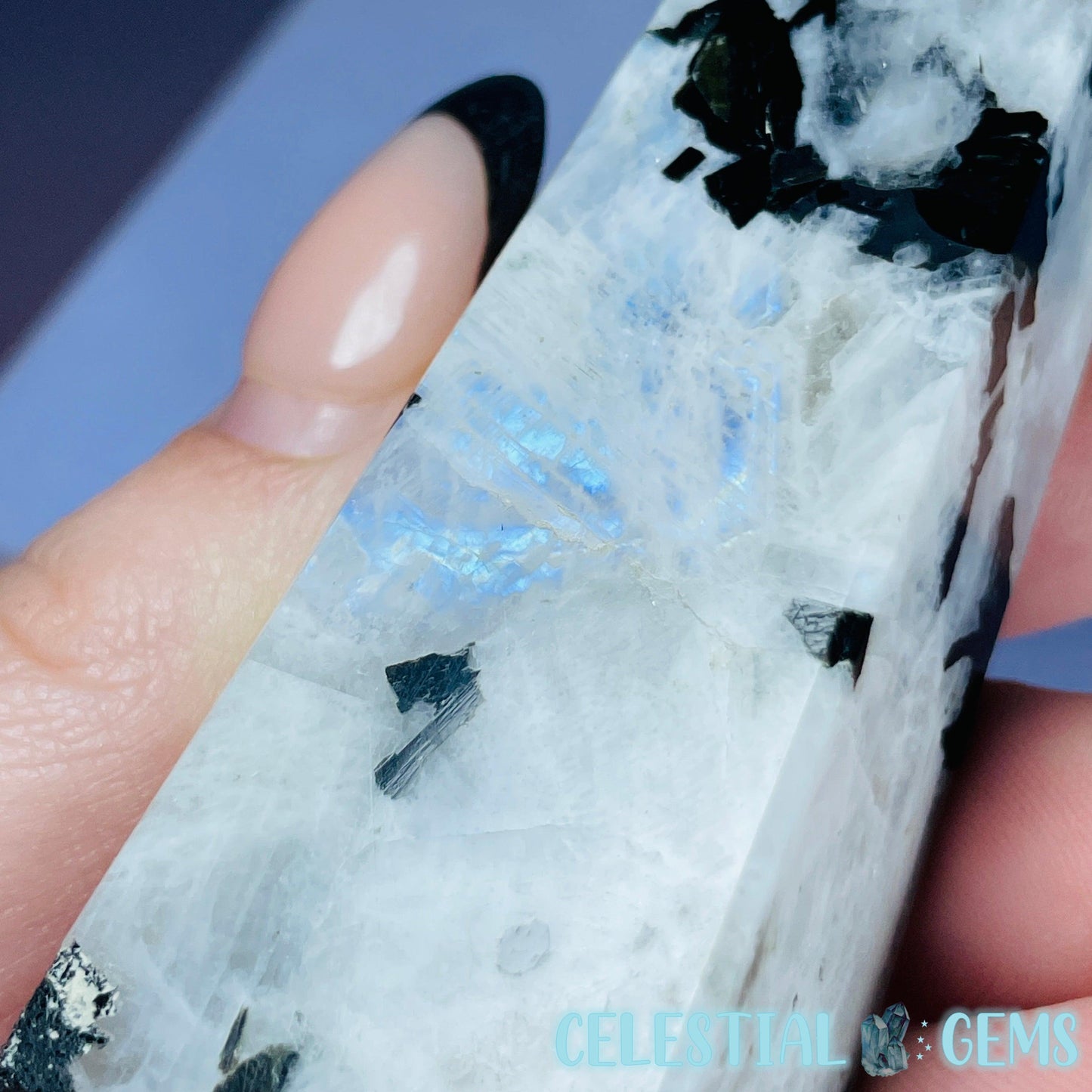 Rainbow Moonstone Small Obelisk Tower