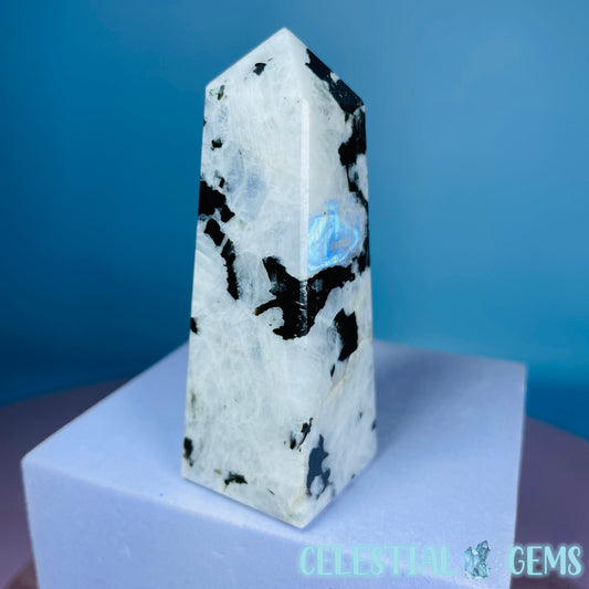 Rainbow Moonstone Small Obelisk Tower
