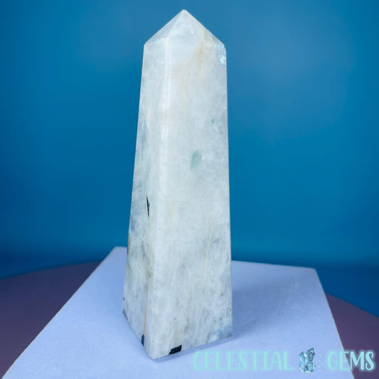 Rainbow Moonstone Small Obelisk Tower