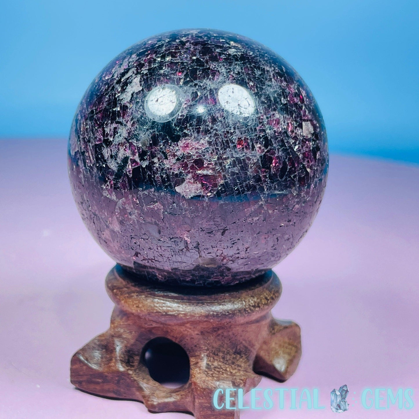 Almandine Garnet Medium Sphere