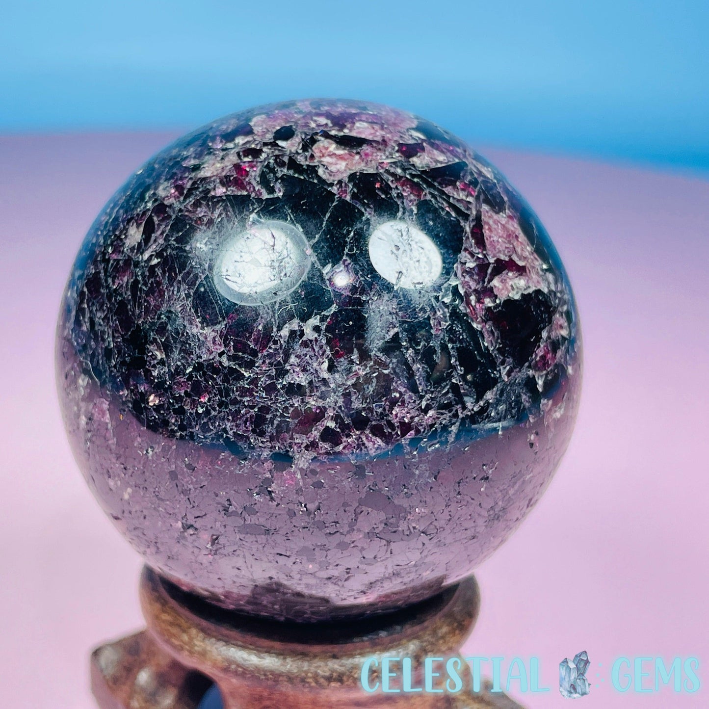 Almandine Garnet Medium Sphere