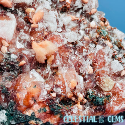 Red Apophyllite + Heulandite + Celadonite Large Cluster