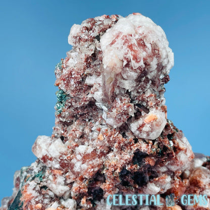 Red Apophyllite + Heulandite + Celadonite Large Cluster