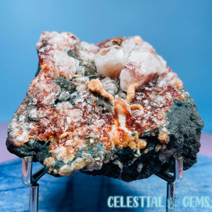 Red Apophyllite + Heulandite + Celadonite Medium Cluster