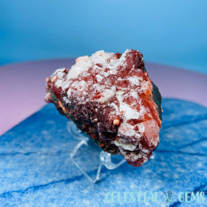 Red Apophyllite + Heulandite + Celadonite Small Cluster