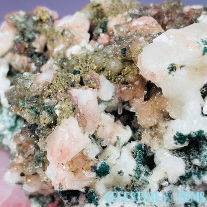 Marshy Heulandite + Stilbite + Celadonite Large Cluster