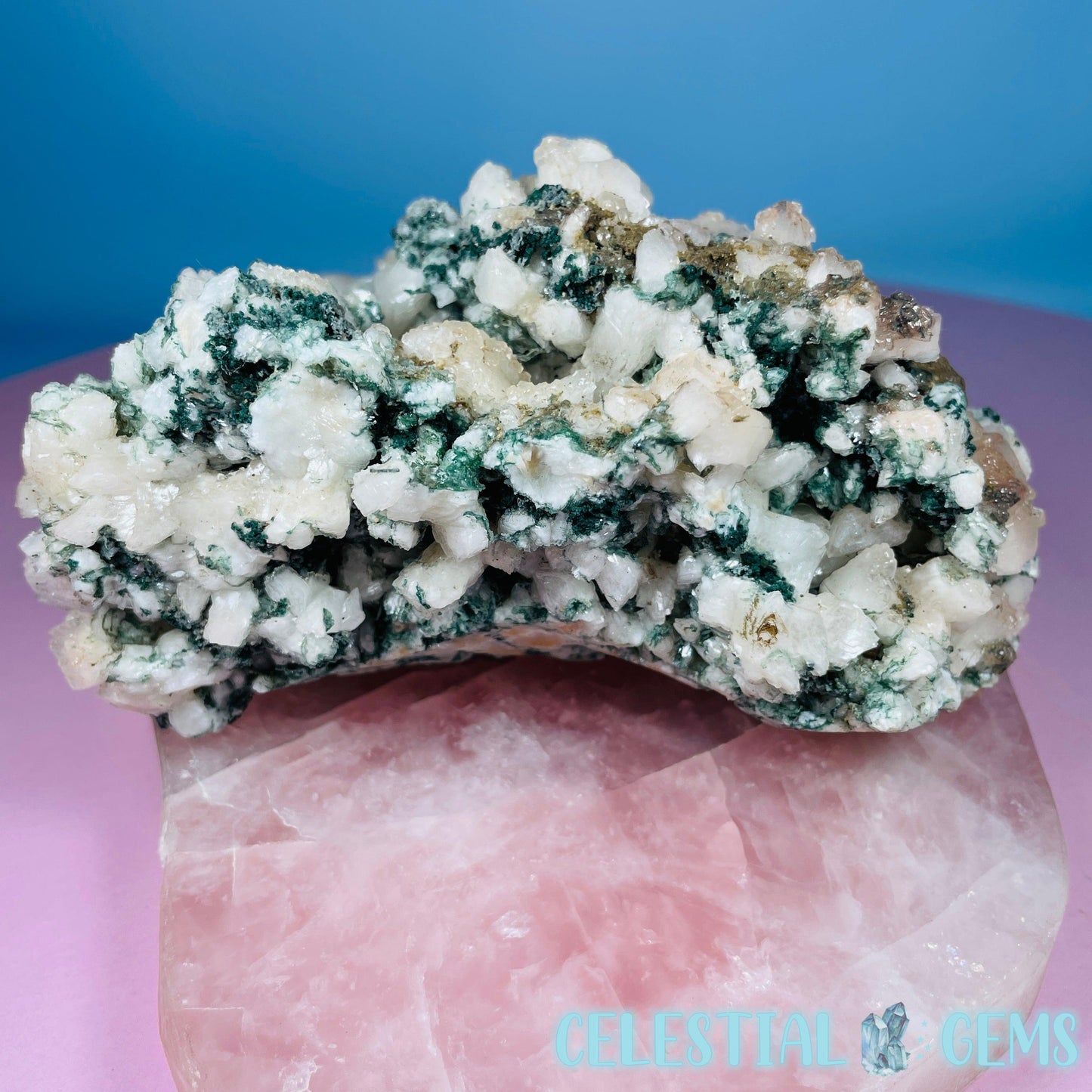 Marshy Heulandite + Stilbite + Celadonite Large Cluster