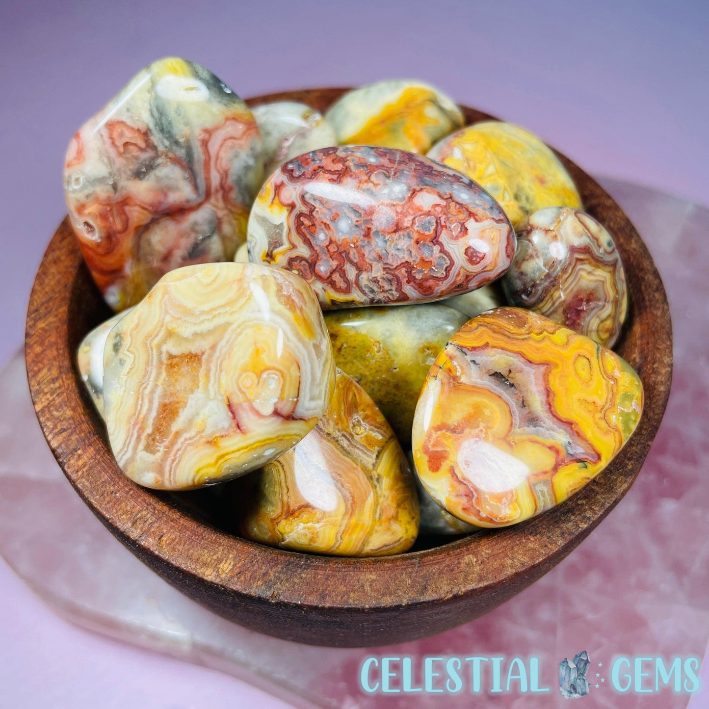 Crazy Lace Agate Tumble