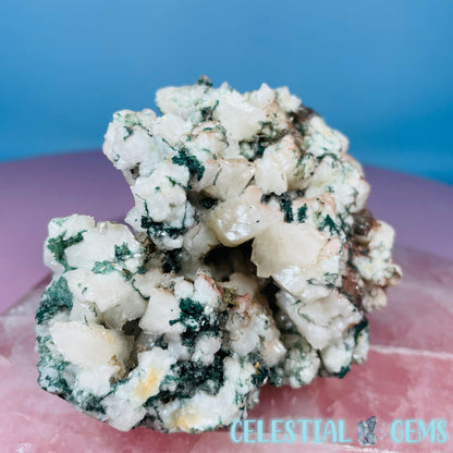 Marshy Heulandite + Stilbite + Celadonite Medium Cluster