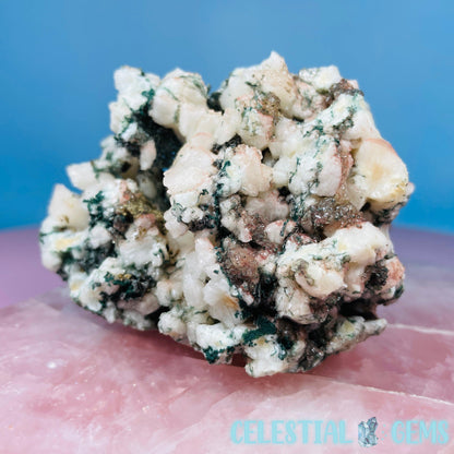 Marshy Heulandite + Stilbite + Celadonite Medium Cluster