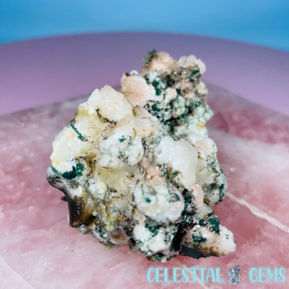 Marshy Heulandite + Stilbite + Celadonite Small Cluster