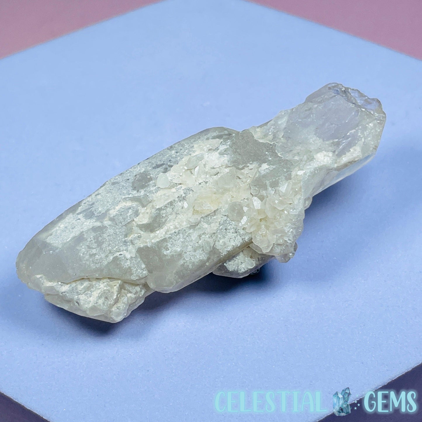 Natural Double Terminated Quartz Point + Muscovite Mica