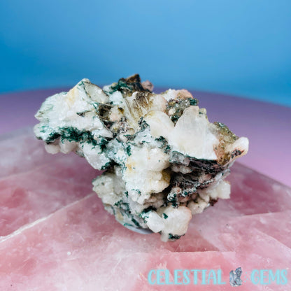 Marshy Heulandite + Stilbite + Celadonite Small Cluster