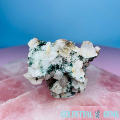 Marshy Heulandite + Stilbite + Celadonite Small Cluster