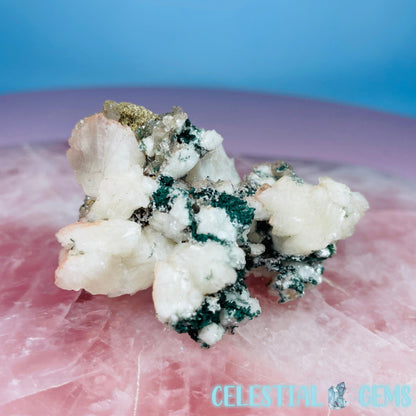 Marshy Heulandite + Stilbite + Celadonite Small Cluster