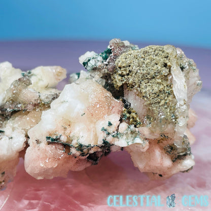 Marshy Heulandite + Stilbite + Celadonite Small Cluster