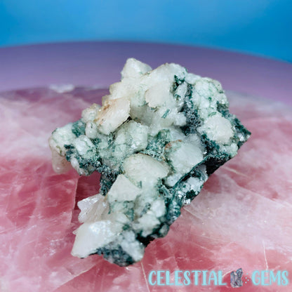 Marshy Heulandite + Stilbite + Celadonite Small Cluster