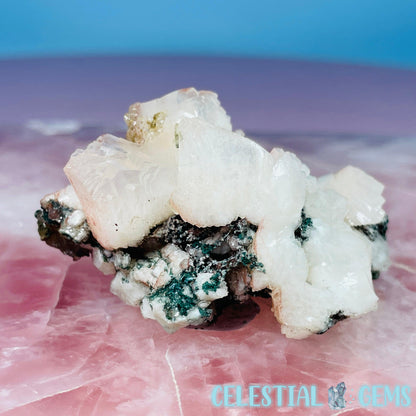 Marshy Heulandite + Stilbite + Celadonite Small Cluster