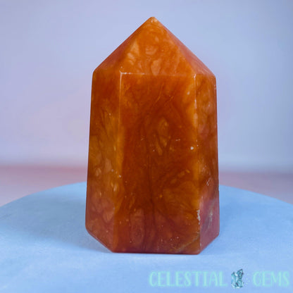 Orange Calcite Chunky Medium Tower