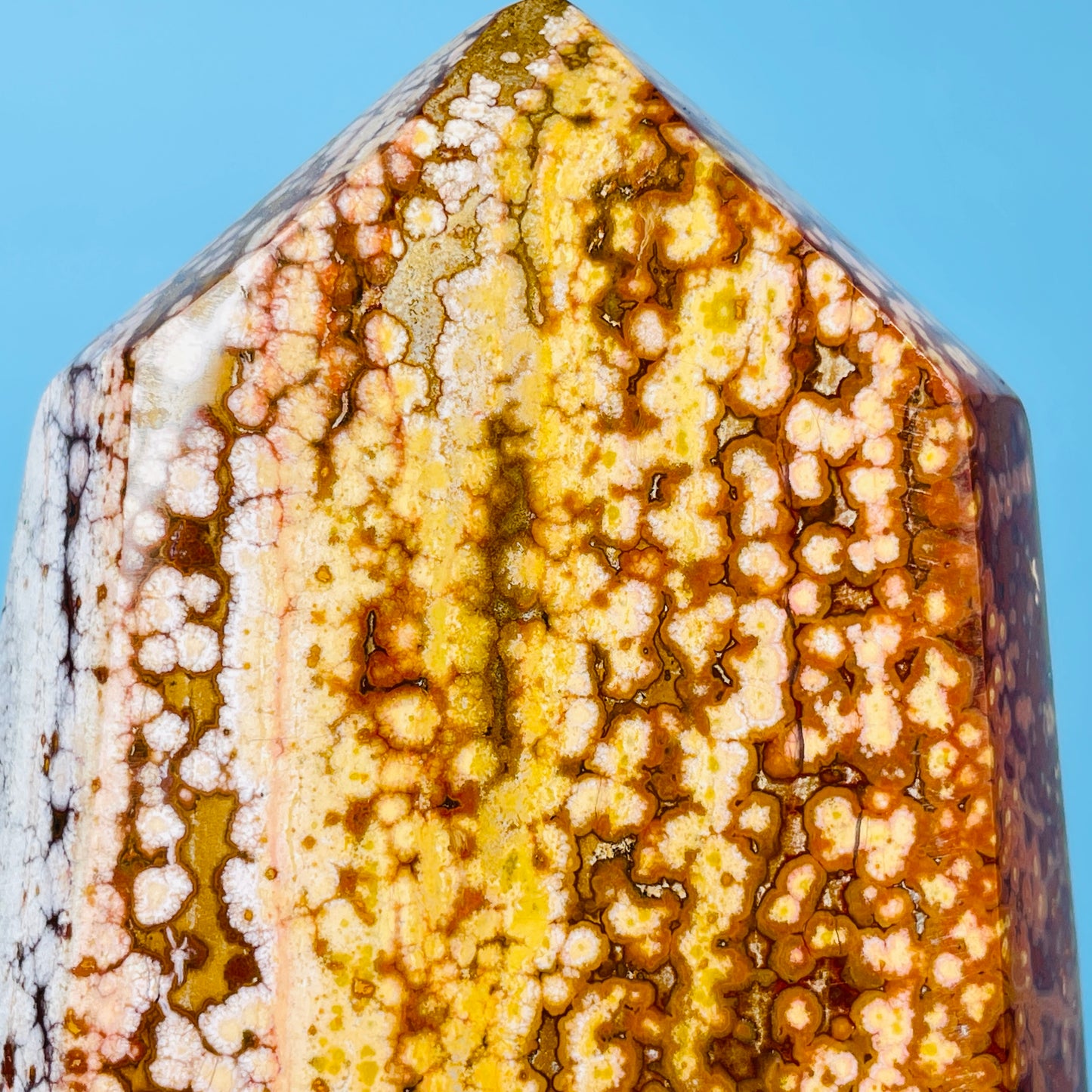 Orbicular Ocean Jasper Large Wide Tower