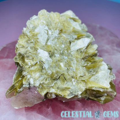 Golden Muscovite Mica Medium Cluster (Video)